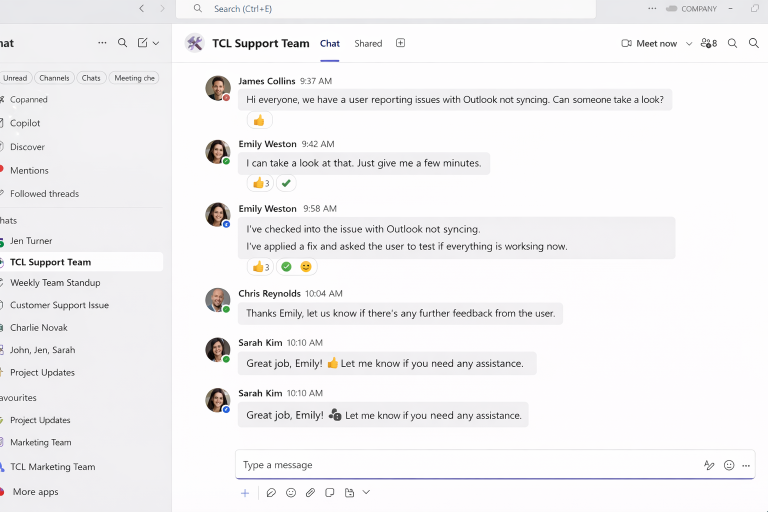 Microsoft Teams Chat